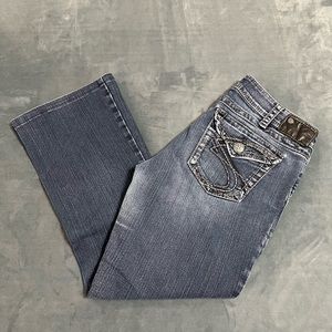 🌼 Silver Suki Surplus Jeans, size 34 (I think) 🤔